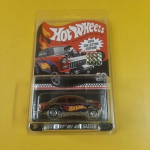 [Factory Sealed] '55 CHEVY BEL AIR GASSER Hot Wheels 2018 Collector Mail In RARE - Picture 1 of 7