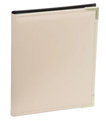 Kenro Ivory Leather Look Mini Photo Album with Gilt Corners Landscape - Image 1 of 4
