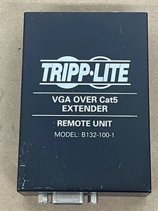 Tripp Lite VGA Over Cat5/Cat6 Extender Receiver B132-100-1 - Picture 1 of 7