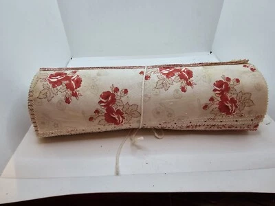 Quilting.  Hollman Fabrics. 42-10 Squares.   Red Floral - Image 1 of 4