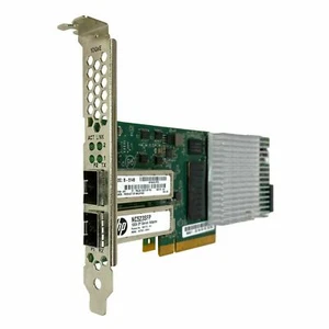 HP NC523SFP Dual Port 10GbE Adapter 593717-B21 593742-001 593715-001 PCIe PCI-E - Bild 1 von 3