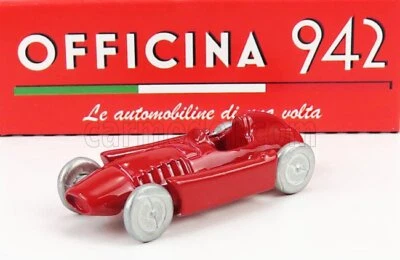 MODELLINO AUTO STATICO OFFICINA 942 LANCIA F1 D50 FERRARI 1955 ROSSO 1/76 - Immagine 1 di 4