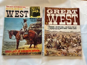 1972 Golden West + True Stories Of Old Frontier Days Great West Magazines - Picture 1 of 12