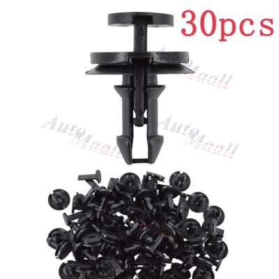 30x Front Bumper Retainer Clips For 9mm Hole GMC Yukon XL 1500 2500 Envoy Canyon - Image 1 of 4