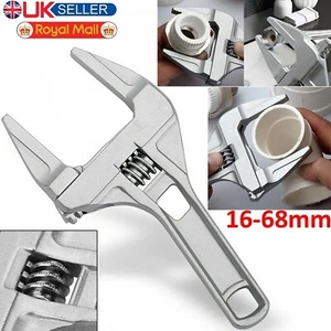 BlueSpot Extra Wide Opening Jaw Adjustable Spanner Wrench 8" 200mm 6mm - 68mm - Picture 1 of 9
