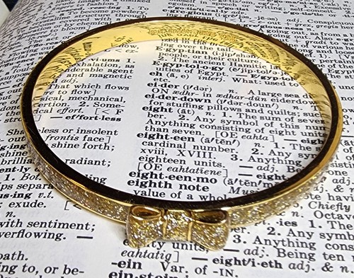 Braccialetto Kate Spade G Take a Bow Glitter