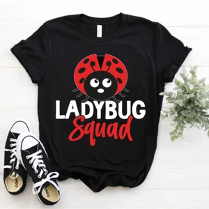 Bug Insect Entomologists Coccinellidae Insect Ladybug Squad T-Shirt Entomology - Picture 1 of 5