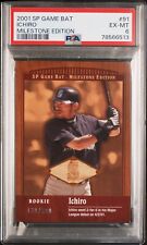 ICHIRO SUZUKI 2001 SP Game Bat Milestone Edition RC #d to /500 PSA 6 Rookie #91