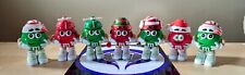 LARGE LOT M&M'S HOLIDAY CHRISTMAS CANDY DISPENSER CONTAINERS