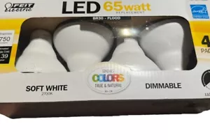 Feit Electric Led 65 watt replacement BR30 Flood 4 pack - Picture 1 of 2