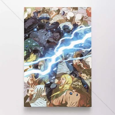 Impresión artística de portada de cómic de DC lienzo póster negro de Adam #24343 Foto 1 de 4