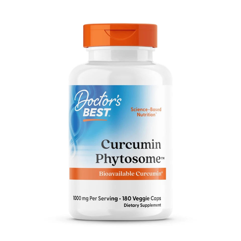 Doctor's Best Fitosoma de Curcumina con Meriva 500 mg 180 Cápsulas Vegetales Foto 1 de 4