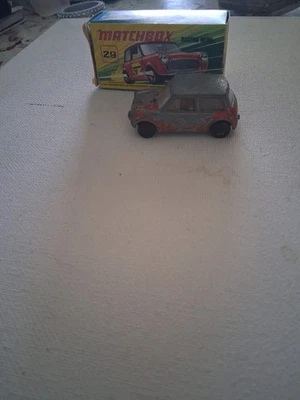 Matchbox Racing Mini 29  Original Box Box And Car Poor Condition 1974 Pre Owned - Image 1 of 4
