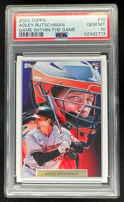 2023 Topps Game Within the Game #10 Adley Rutschman RC PSA 10 - Image 1 of 2