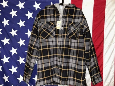 RedHead Twill Green Lined Long-Sleeve Shirt Hoodie Jacket Men's Size M - Image 1 of 4