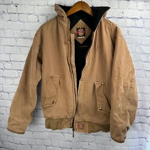 Chaqueta utilitaria Justin Original Workwear resistente marrón lona con capucha mediana/lg** - Imagen 1 de 16