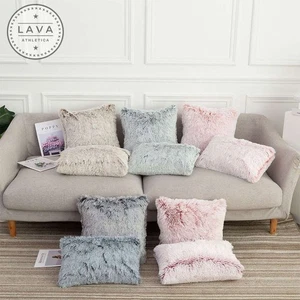 Kunstfell Überwurf Kissenhülle Bequem Flauschig Plüsch Sofa Kissenbezug Wohndeko Zimmer - Bild 1 von 15