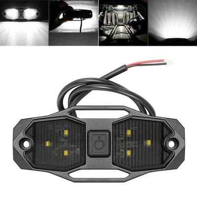 LED Dome Light Dome Light Road Roller Rock Light 4WD 4X4 Roll Bar Mount - Image 1 of 4