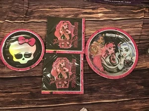 Suministros de fiesta de cumpleaños Monster High - nuevos - Imagen 1 de 1