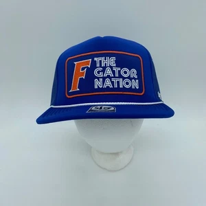 '47 Brand Trucker Florida Gators NCAA Rope Snapback Hat Cap Blue Adjustable Mens - Picture 1 of 6