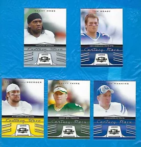 TOM BRADY 2006 THREADS CENTURY STARS LOT (5) FAVRE MANNING MOSS ROETHLISBERGER - Bild 1 von 1
