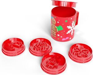 LEGO 5008259 Urlaub Keks Briefmarken & Becher Set Weihnachten VIP Insider. Neu