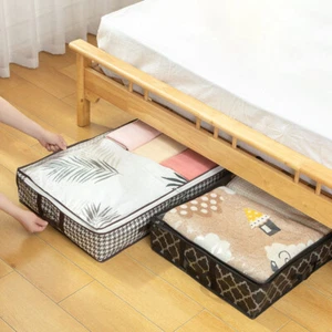 Underbed Storage Containers Closure Storage Box Organizer Holder for Closet - Picture 1 of 10