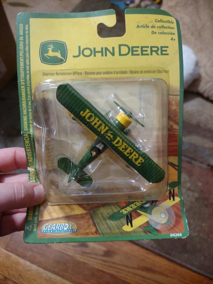 John Deere Stearman Biplane Collectible  2004 Gearbox New - Image 1 of 1