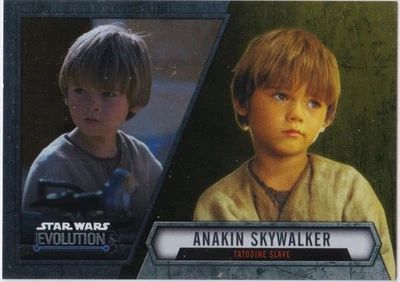 STAR WARS 2016 TOPPS EVOLUTION GOLD PARALLEL INSERT #1 ANAKIN SKYWALKER 31/50 - Image 1 of 2