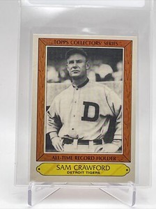 1985 Topps All-Time Record Holder Sam Crawford Card #9 Mint FREE SHIPPING
