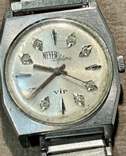 Vintage NICOLET 17 Jewel Watch Meyer Jewelry VIP Lifetime 