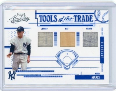 2005 年季后赛绝对贸易工具 Triple Relic TT-177 Roger Maris 15/100 — 第 1/2 张图片