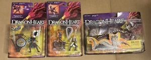 DRAGONHEART DRACO w/Power Flap Wings 1995 W/king Einon & Brave Knight Bowen VTG - Picture 1 of 8