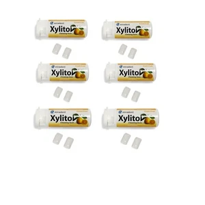 6x Miradent Xylitol Chewing Gum Kaugummis Fruit a 30 Stück - Bild 1 von 3