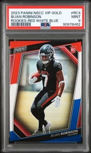 2023 NSCC VIP Gold Bijan Robinson Rookies-Red White Blue (RC) #RC4 PSA 9 /15 - Picture 1 of 3