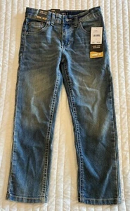 Lee Boy's Sure 2 Fit-Adjustable Wasitband-SZ 7-21"inseam-medium wash-Stretch - Picture 1 of 11
