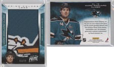 2012-13 Panini Prime Prime Colors Logo /22 Marc-Edouard Vlasic #78