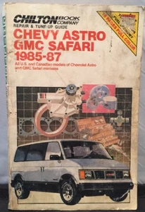 Chevy Astro GMC Safari Chilton 1985-1987 manual de reparación - Imagen 1 de 5