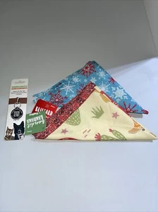 2 x Small Dog Bandannas And Paw Scout Smart Pet Tag ￼ - Picture 1 of 7