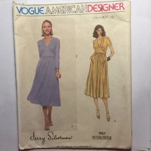 Vogue American Designer Muster 1927 Gr. 12 Jerry Silverman Kleid Schnitt - Bild 1 von 3