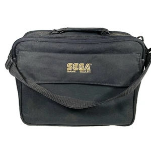 Official Sega Game Gear Travel Shoulder Bag Carrying Case with Insert Black Read - Picture 1 of 17
