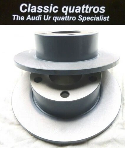 NUEVOS DISCOS DE FRENO TRASERO AUDI UR QUATTRO TURBO COUPÉ 10 VÁLVULAS -100-200 437 615 601 Foto 1 de 1