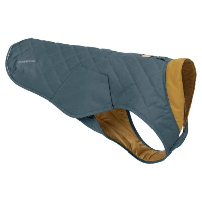 Ruffwear Steppjacke Stumptown für Hunde Orion Blue wasserabweisend