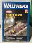 Walthers HO Scale Street Track Inserts Cornerstone Series #933-3140 NIB Sealed