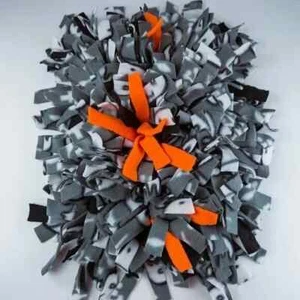 NEW Dog/Cat Snuffle Mat - Gray/White/Black/Orange #43 - Picture 1 of 3