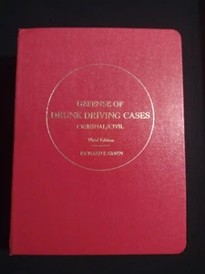 Defense Of Drunk Driving Cases Vol 2 criminal/civil By Richard E. Erwin 3rd ed - Bild 1 von 12