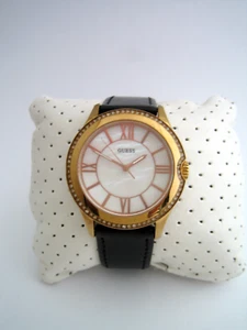 GUESS WATCH WOMENS MOONBEAM W10267L1 STAINLESS STEEL GOLD CRYSTALS GENUINE - Picture 1 of 9