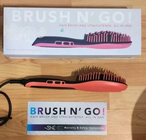 Beyond The Beauty She Brush N' Go Hair Brush And Straightener Original MSRP $399 - Picture 1 of 10