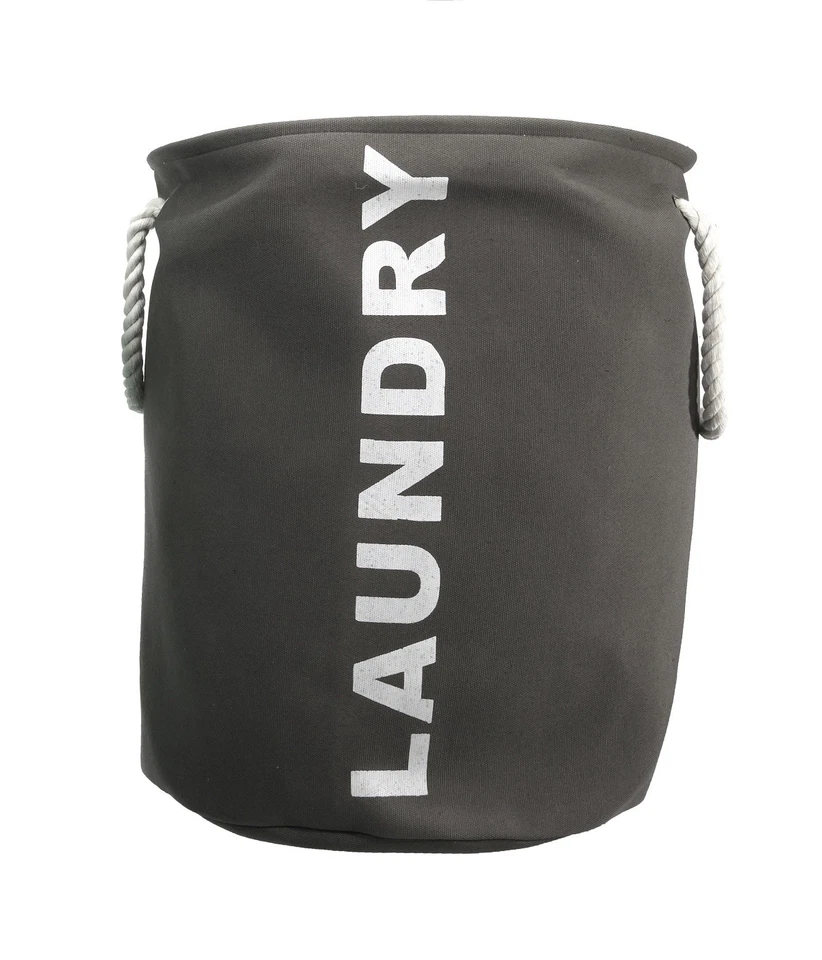 Wäschesack Laundry in Kakhi Wäschekorb in Leinenoptik mit Kordelgriff - Bild 1 von 1