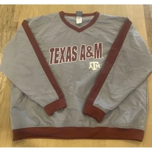 Texas A&M Aggies Talla XL Pullover Bordado Cortavientos Poliéster NCAA - Imagen 1 de 7